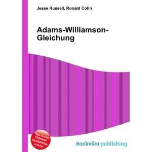    Adams Williamson Gleichung Ronald Cohn Jesse Russell Books