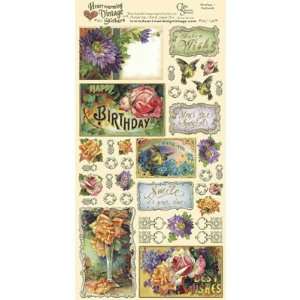 Greetings and Sentiments Cardstock Stickers Heartwarming Expressions 