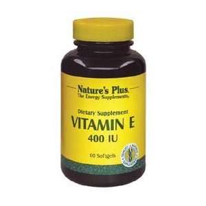  Natures Plus Vitamin E 400 Iu Softgels Health & Personal 