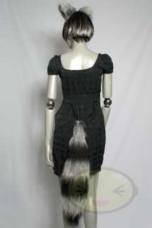 Raccoon Tail and Ears Cosplay, New, Great Gift  