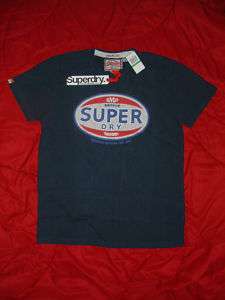 SUPERDRY French Navy Mens XXXL, XXL, XL, L, M T Shirt  
