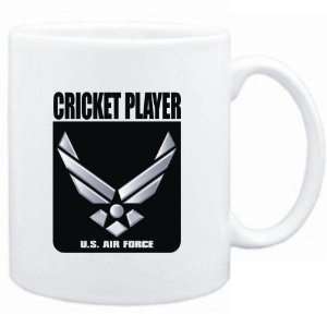 Mug White  Cricket Player   U.S. AIR FORCE  Sports:  