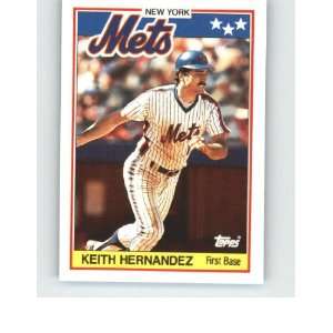 1988 Topps UK Minis #33 Keith Hernandez   New York Mets (Baseball 