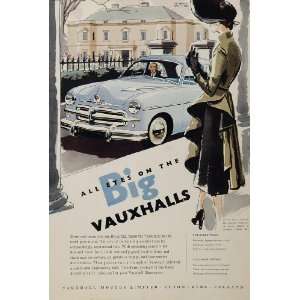  1952 Ad Vintage Vauxhall Velox Wyvern British Car 