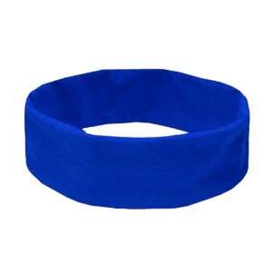  Royal Blue Solid Stretchy Headwrap