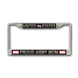  US Army Mom One Blue Star License Plate Frame 