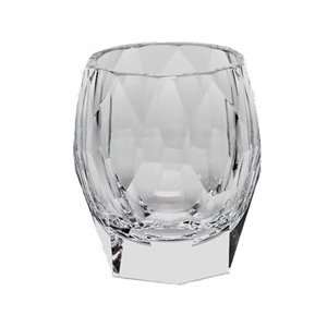  Moser Crystal Clear Cubism Bar Glass