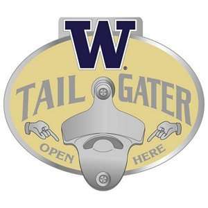   Washington Huskies Trailer Hitch Cover   Tailgater: Sports & Outdoors