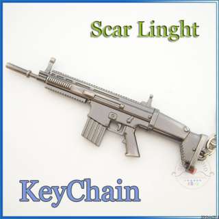   Game anime MINIATURE Weapon Rifle Gun Model SCARLIGHT KeyChain ring