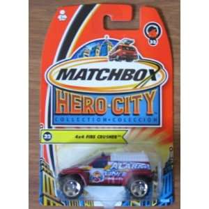  Matchbox Hero City 4x4 Fire Crusher 32 2003: Toys & Games