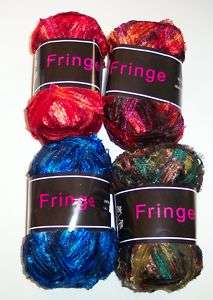Knit One Crochet Too Fringe Ribbon Yarn  