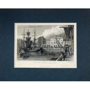   1840 View Custom House Limerick Ireland Ships Procter: Home & Kitchen