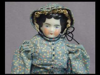 ANTIQUE GERMAN CHINA HEAD DOLL Vintage OUTFIT 9.5 CHARMING #6  