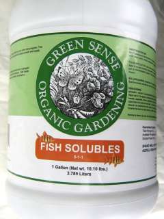 Fish Soluble liquid Organic hydrolysate fertilizer 1 gl  