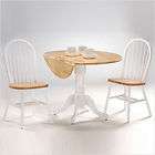 International Concepts Round 42 Dual Drop Leaf Dining Table (White 