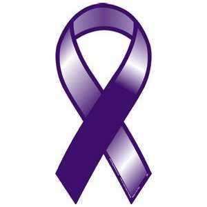  Purple Awareness Ribbon Magnet: Automotive