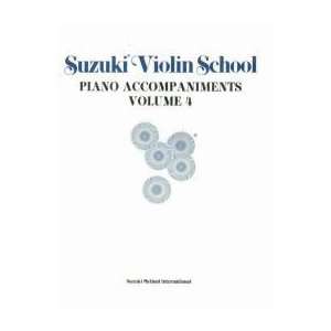  Suzuki Violin School, Piano Acc., Vol. 4 Musical 
