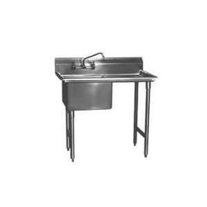 Win Holt Equipment Group Single Compartment Sink, 18 x 24 Tub w/1 