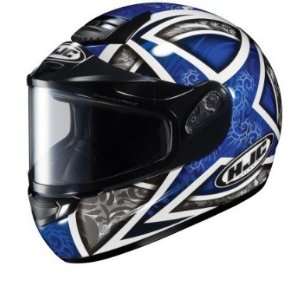  HJC CS R1 Daggar Blue Snow Helmet Electric Shield Sports 