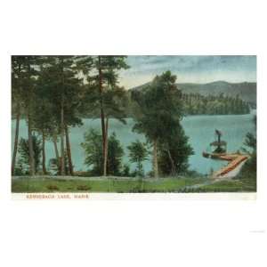  Maine   Scenic View of Kennebago Lake Giclee Poster Print 