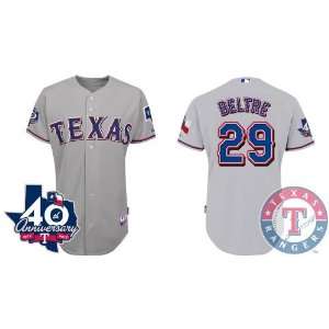  Texas Rangers Authentic MLB Jerseys #29 Adrian Beltre Grey 