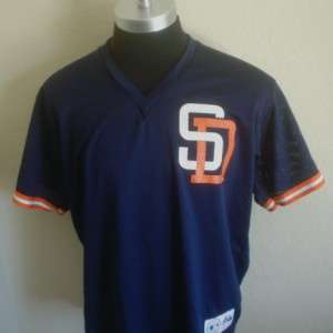 Majestic Vintage San Diego Padres Pullover Jersey XL  