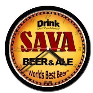  SAVA beer and ale cerveza wall clock: Everything Else
