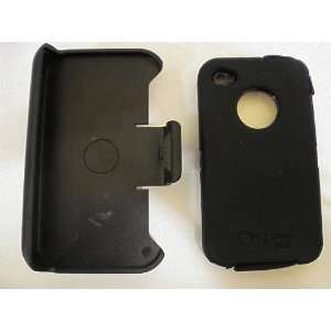  Otterbox Defender iPhone 4/4s Black on Black Cell Phones 