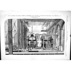 1889 Engineering London Electric Supply Corporation Central Station 