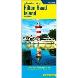   Map 609037 Hilton Head Island South Carolina City Slicker Map: Office