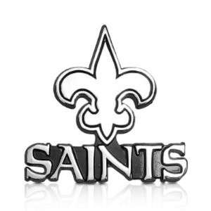 New Orleans Saints METAL Auto Emblem Chrome Decal Gift  