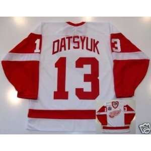  Pavel Datsyuk Detroit Red Wings 2002 Stanley Cup Jersey 