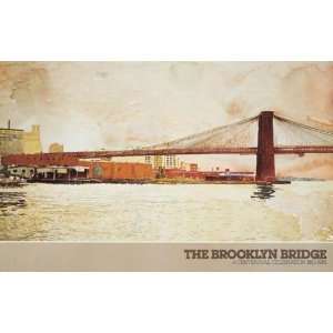  Brooklyn Bridge, Late Afternoon a By David Lingwood 