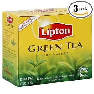 Lipton Tea Green Tea (100% Natural): Grocery & Gourmet Food