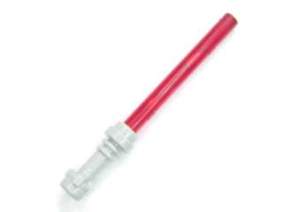 New Red Lego Star Wars Light Saber with Gray Hilt  