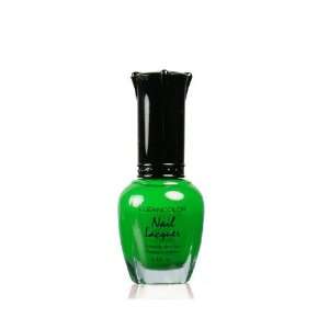   Polish Lacquer Neon Green Top Coat Clean Manicure Klean Color: Beauty