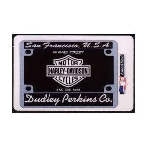   : 10m Dudley Perkins, Co. (Large Harley Davidson Logo License Plate