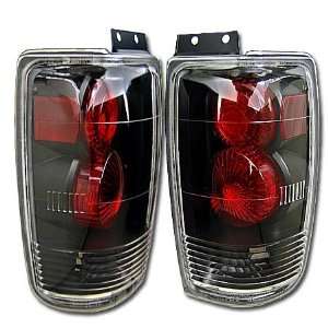  97 98 99 00 01 02 FORD EXPEDITION EURO BLACK TAIL LIGHT 
