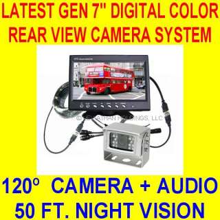 COLOR REAR VIEW BACKUP CAMERA SYSTEM CAR TRUCK RV  