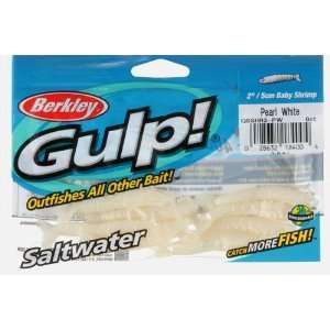 Berkley   Gulp Saltwater 2 Shrimp Pearl White:  Sports 