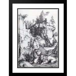  Durer, Albrecht 28x38 Framed and Double Matted St. Jerome 