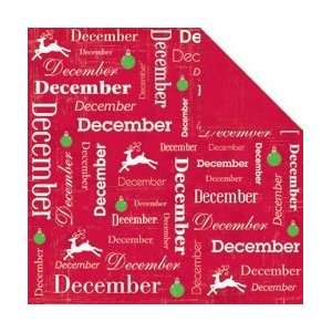  Calendar Collection Double Sided Paper 12X12   December 