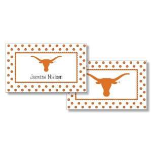  University of Texas Polka Dot Enclosure Cards: Home 