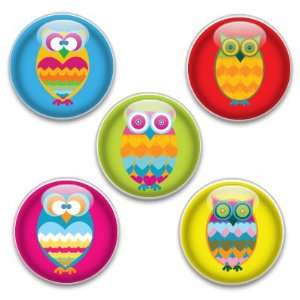 Decorative Push Pins 5 Big Owls: Office Products
