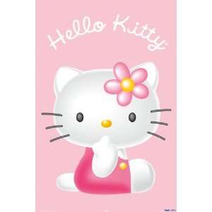 Hello Kitty   Pink Finger PAPER POSTER measures 36 x 24 inches (91.5 x 