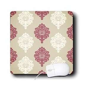  Anne Marie Baugh Damask Pattern   Pink and White Damask 