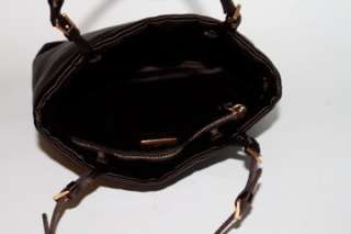 Authentic PRADA Milano Mini Brown Nylon Handbag Purse  
