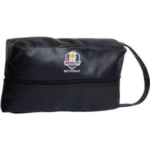  2012 Ryder Cup Black Leather Travel Shoe Bag: Sports 