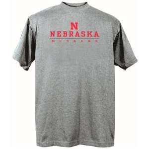  Nebraska Cornhuskers NCAA Dark Ash Short Sleeve T Shirt 