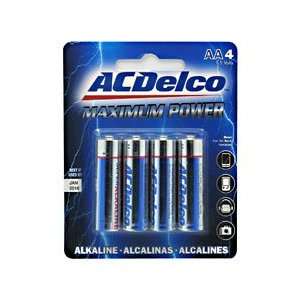  ACDelco AA Batteries   Maximum Power 4 AA Batteries 